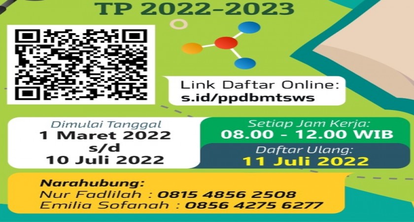 Penerimaan Peserta Didik Baru tahun 2022/2023